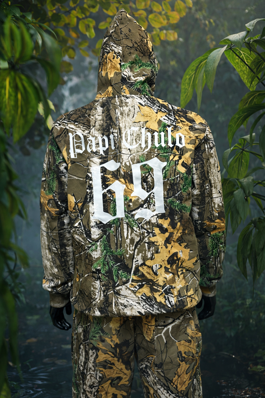 Papi Chulo 69 Camouflage Hoodie